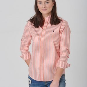 Ralph Lauren Ls Bd Tops Shirt Kauluspaita Oranssi