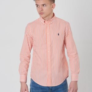 Ralph Lauren Ls Bd Tops Shirt Kauluspaita Oranssi