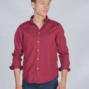Ralph Lauren Ls Bd Tops Shirt Kauluspaita Punainen