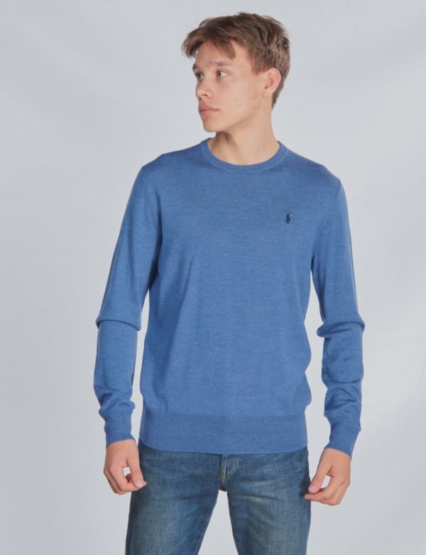 Ralph Lauren Ls Cn Po Tops Sweater Neule Sininen