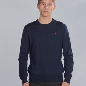 Ralph Lauren Ls Cn Po Tops Sweater Neule Sininen