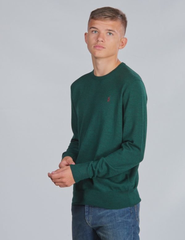 Ralph Lauren Ls Cn Po Tops Sweater Neule Vihreä