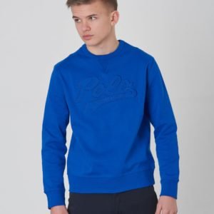 Ralph Lauren Ls Cn Tops Knit Neule Sininen