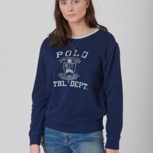 Ralph Lauren Ls Cn Tops Knit Neule Sininen