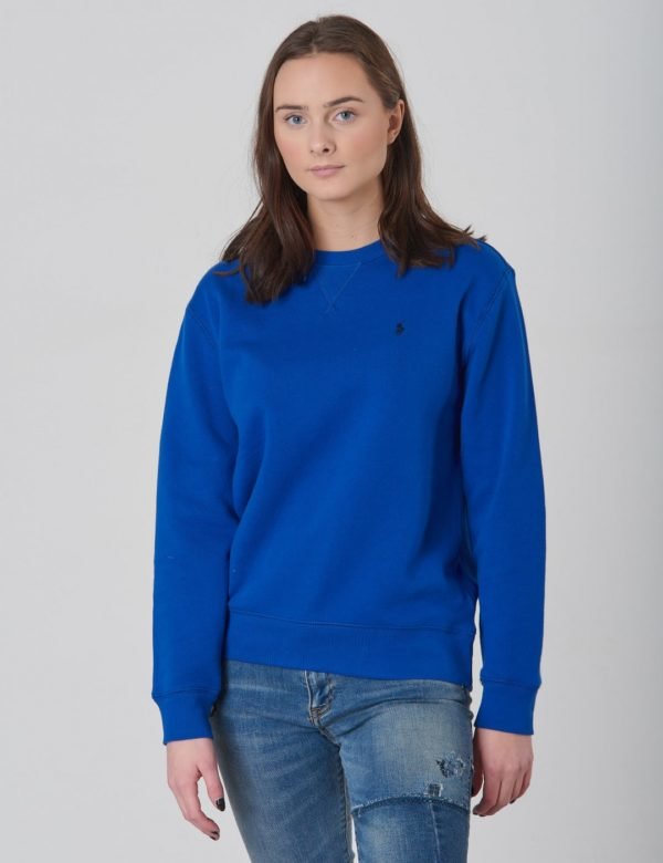 Ralph Lauren Ls Cn Tops Knit Neule Sininen