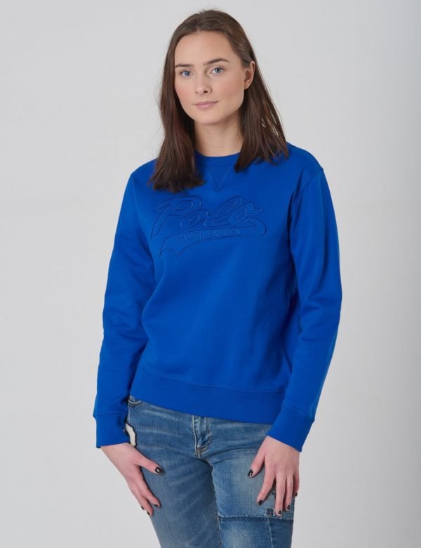 Ralph Lauren Ls Cn Tops Knit Neule Sininen