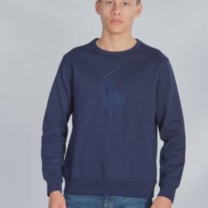 Ralph Lauren Ls Cn Tops Knit Neule Sininen