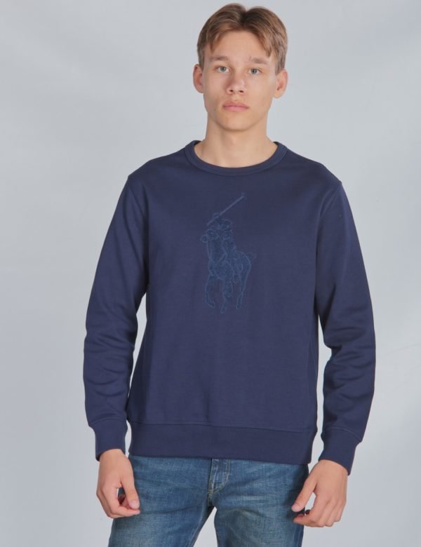 Ralph Lauren Ls Cn Tops Knit Neule Sininen