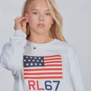 Ralph Lauren Ls Cn Tops Knit Neule Valkoinen