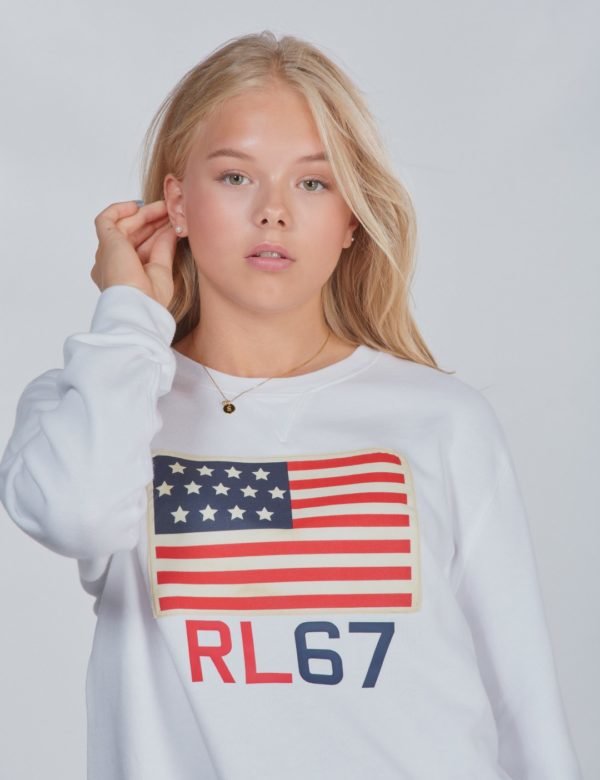 Ralph Lauren Ls Cn Tops Knit Neule Valkoinen