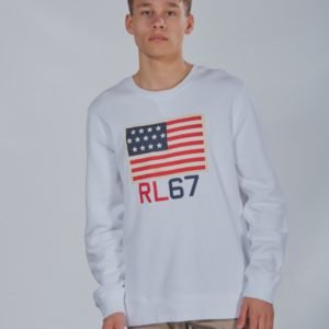 Ralph Lauren Ls Cn Tops Knit Neule Valkoinen