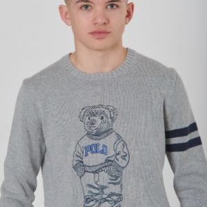 Ralph Lauren Ls Cn Tops Sweater Neule Harmaa