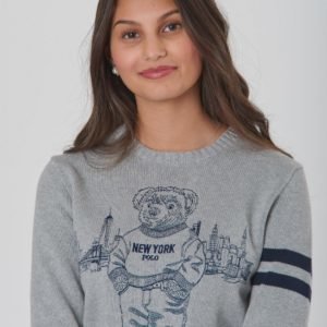 Ralph Lauren Ls Cn Tops Sweater Neule Harmaa