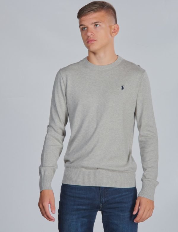 Ralph Lauren Ls Cn Tops Sweater Neule Harmaa