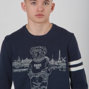 Ralph Lauren Ls Cn Tops Sweater Neule Sininen