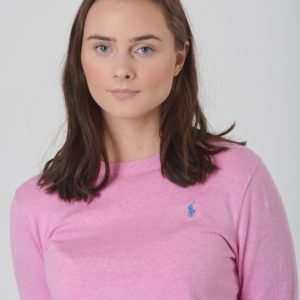 Ralph Lauren Ls Cn Tops Sweater Neule Vaaleanpunainen