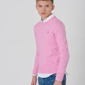 Ralph Lauren Ls Cn Tops Sweater Neule Vaaleanpunainen