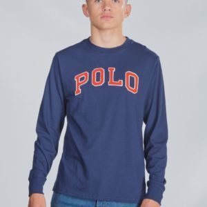 Ralph Lauren Ls Cn Tops T Shirt T-Paita Sininen