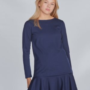 Ralph Lauren Ls Dress Dresses Knit Mekko Sininen