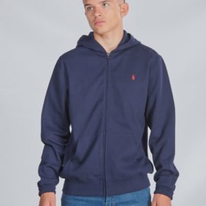 Ralph Lauren Ls Fz Tops Knit Huppari Sininen