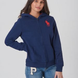 Ralph Lauren Ls Fz Tops Knit Huppari Sininen