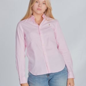 Ralph Lauren Ls Oxford Shirt Kauluspaita Vaaleanpunainen