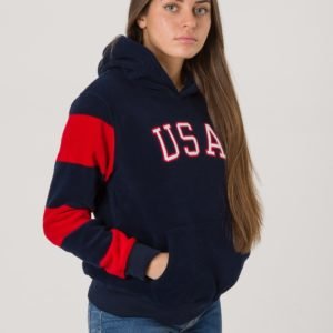 Ralph Lauren Ls Polo Hoodie Huppari Sininen