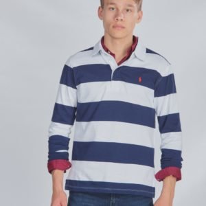 Ralph Lauren Ls Rugby Tops Knit Neule Sininen