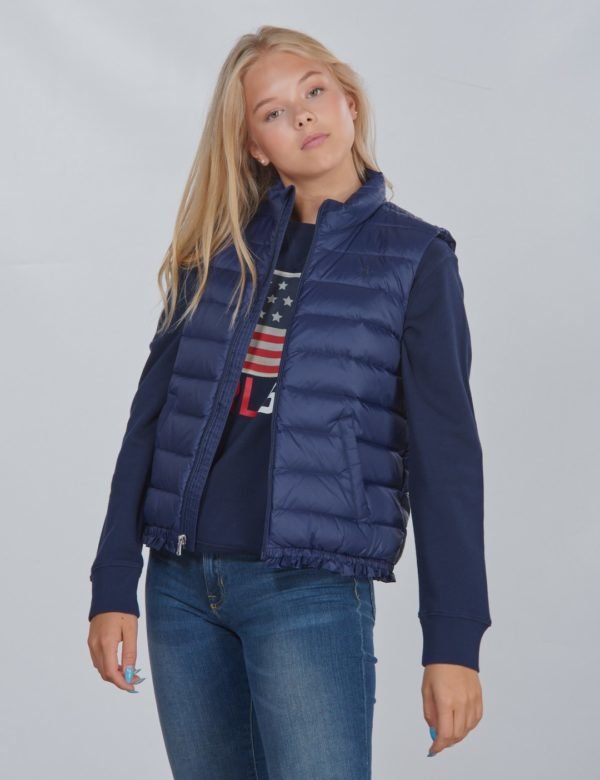 Ralph Lauren Lt Wt Pck Vs Outerwear Vest Liivi Sininen