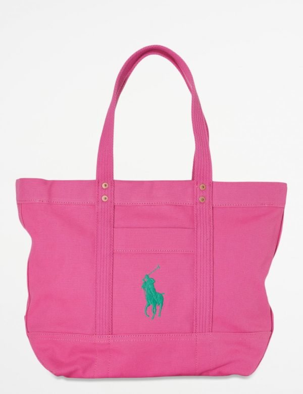 Ralph Lauren Md Pp Tote Tote Medium Laukku Vaaleanpunainen