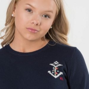 Ralph Lauren Motif Sweater Neule Sininen