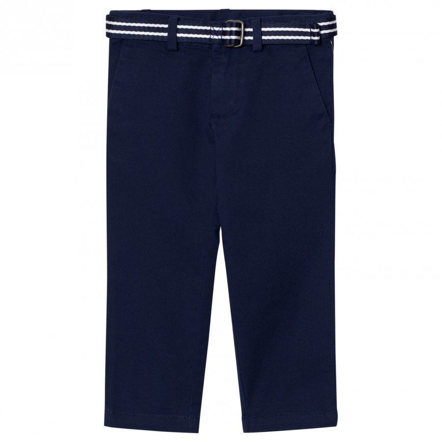 Ralph Lauren Navy Cotton Chinos Housut