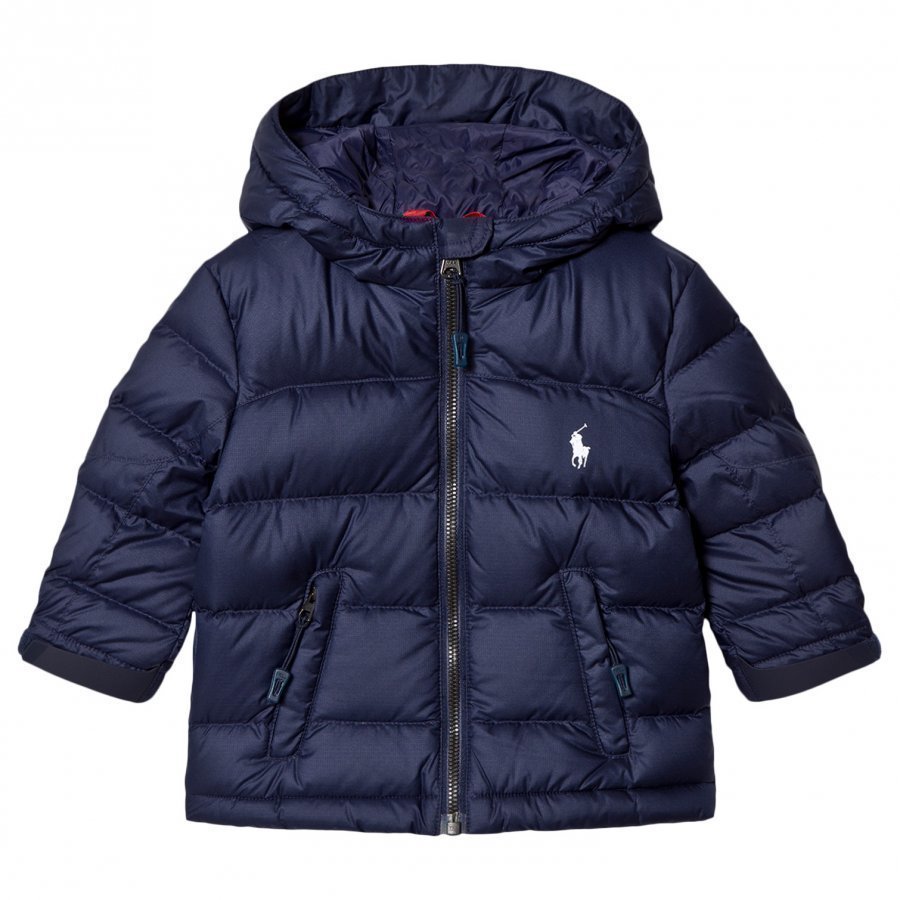 Ralph Lauren Navy Down Puffer Jacket Toppatakki