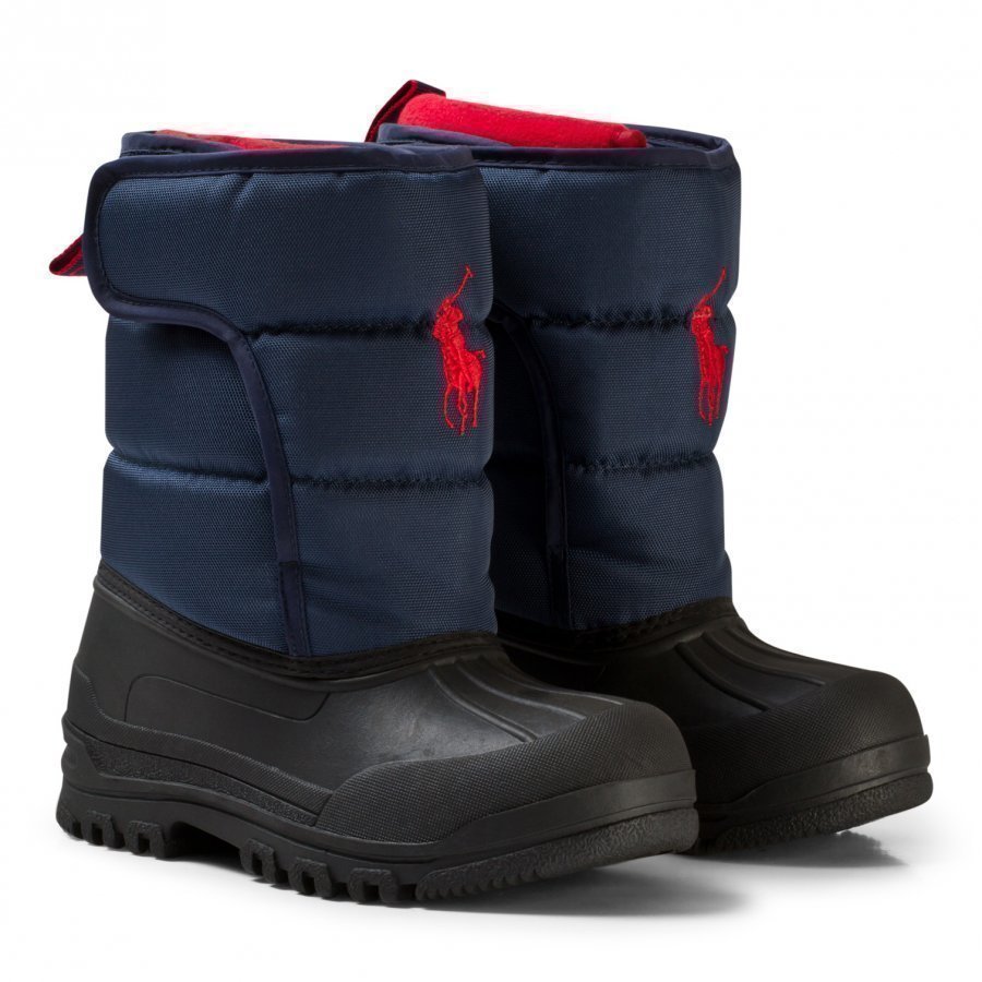 Ralph Lauren Navy Hamilten Ii Snow Boots Red Pony Talvisaappaat