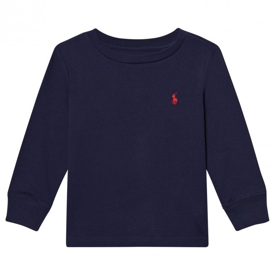 Ralph Lauren Navy Long Sleeve Tee T-Paita