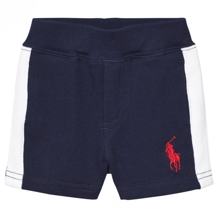 Ralph Lauren Navy Stripe Cotton Atlantic Shorts Urheilushortsit