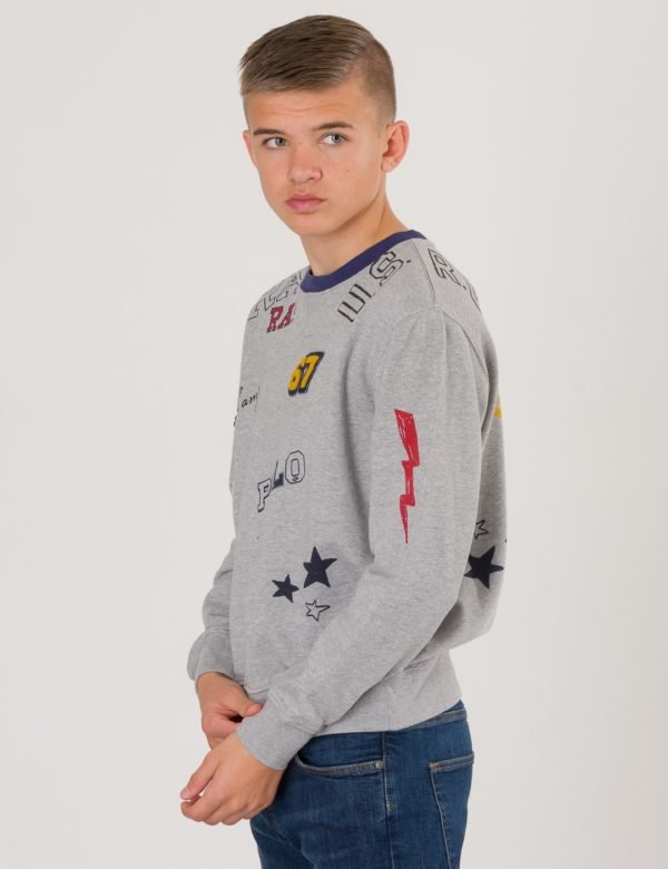 Ralph Lauren Novel Crew Neck Neule Harmaa