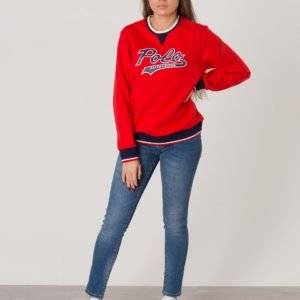 Ralph Lauren Novel Crew Neck Sweater Neule Punainen