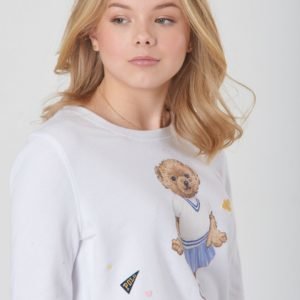 Ralph Lauren Novelty Bear Tops Knit Neule Valkoinen