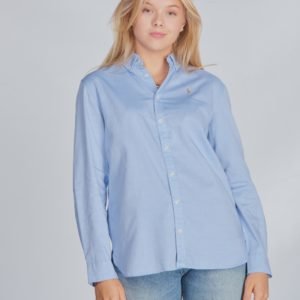 Ralph Lauren Oxford Tunic Tops Shirt Kauluspaita Sininen