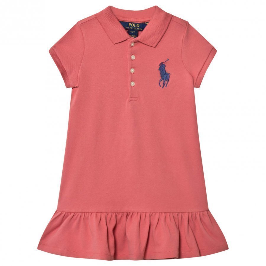 Ralph Lauren Pink Big Pony Polo Dress Pikeemekko