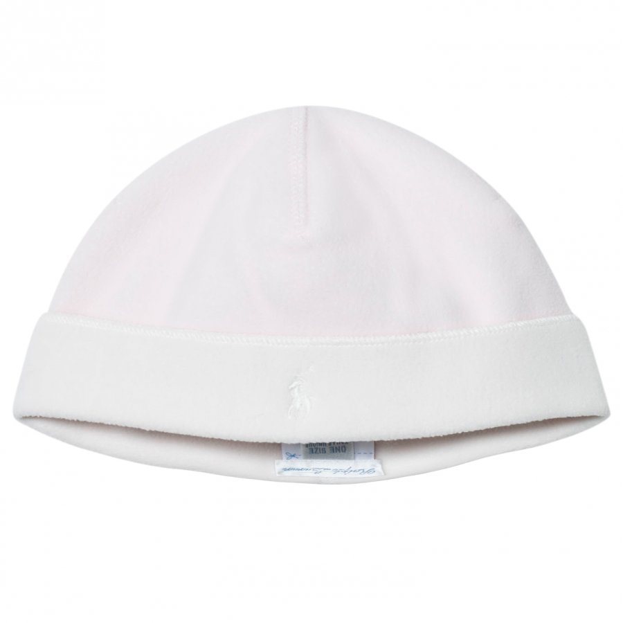 Ralph Lauren Pink Lux Microfleece Hat Pipo