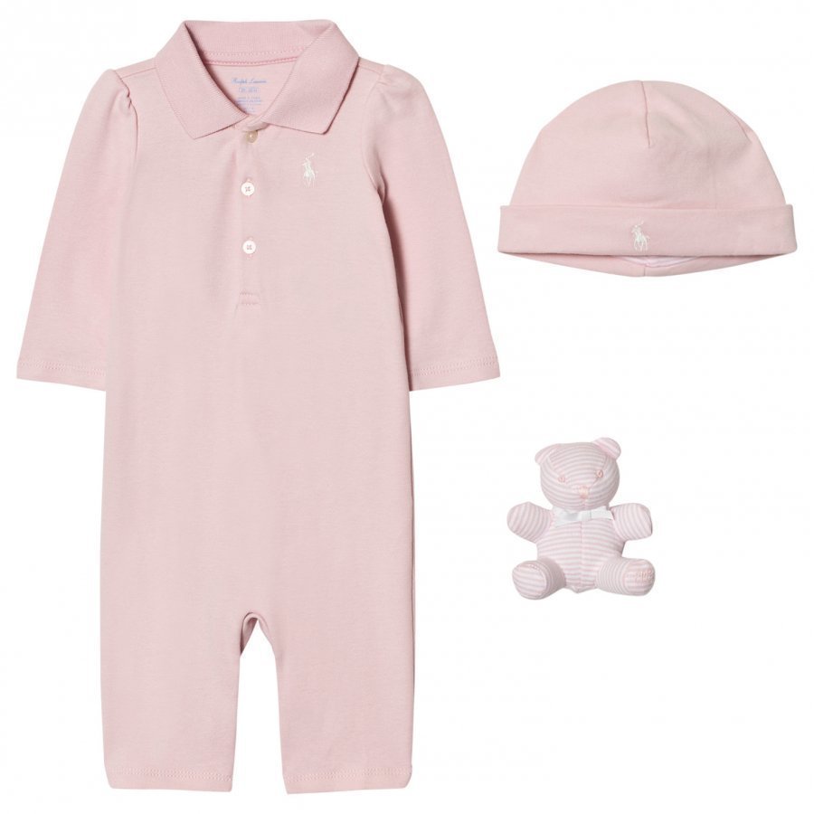 Ralph Lauren Pink Polo Body Gift Set Lahjasetti