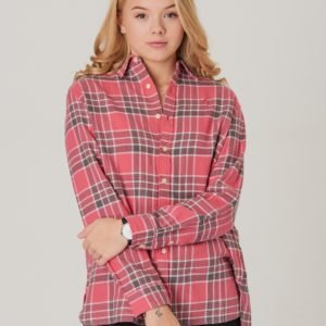 Ralph Lauren Plaid Tunic Kauluspaita Punainen