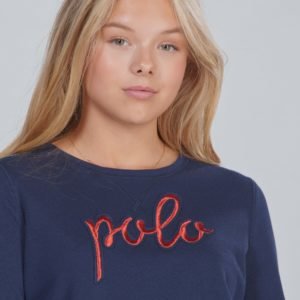 Ralph Lauren Polo Po Tops Knit Neule Sininen