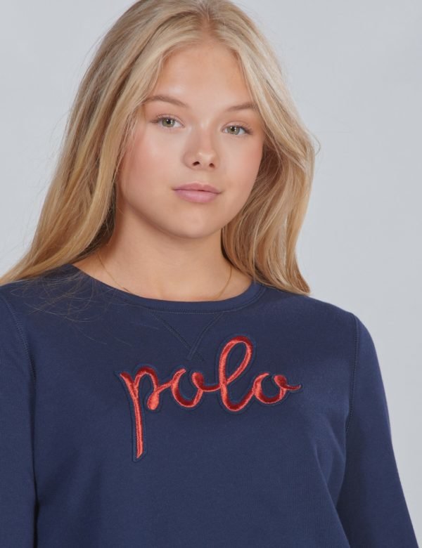 Ralph Lauren Polo Po Tops Knit Neule Sininen