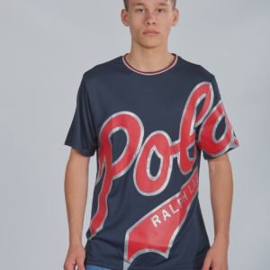 Ralph Lauren Polo Ss Tee Tops T Shirt T-Paita Sininen