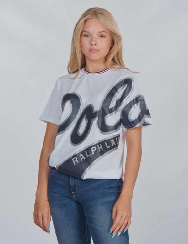 Ralph Lauren Polo Ss Tee Tops T Shirt T-Paita Valkoinen