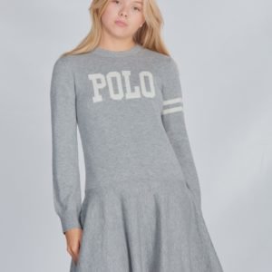 Ralph Lauren Polo Sw Dres Dresses Sweater Mekko Harmaa