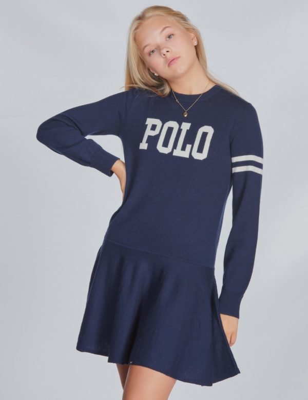 Ralph Lauren Polo Sw Dres Dresses Sweater Mekko Sininen